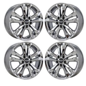 Kia Optima Wheel Rim PVD Bright Chrome 74638 Stock Factory OEM Replacement