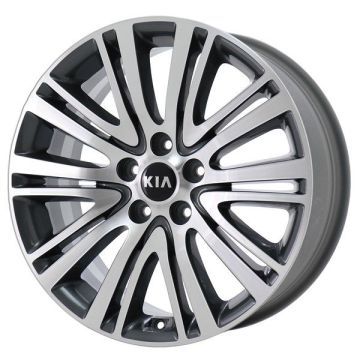 Kia Cadenza Wheel Rim Machined Silver 74675 Stock Factory OEM Replacement
