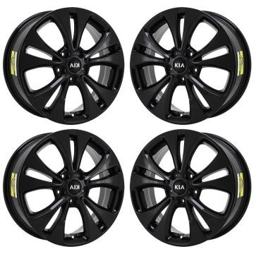 Kia Soul Exchange Wheels Set of 4-Exchange Rims Set of 4 Gloss Black 74693