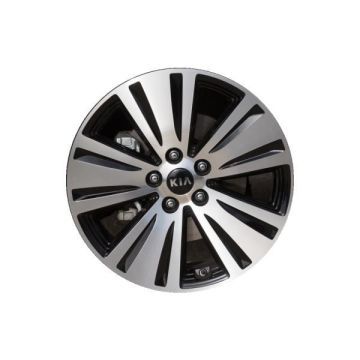 Kia Sportage Wheel Rim Machined Black 74697 Stock Factory OEM Replacement