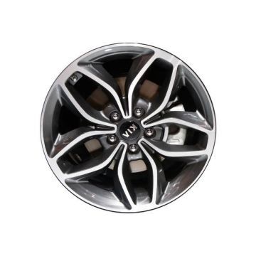 Kia Forte 5 Wheel Rim Machined Grey 74701 Stock Factory OEM Replacement
