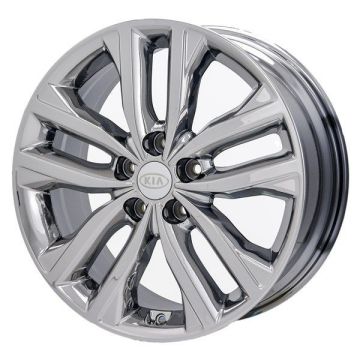 Kia Optima Wheel Rim PVD Bright Chrome 74707 Stock Factory OEM Replacement