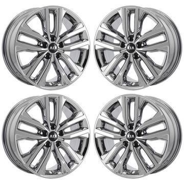 Kia Optima Wheel Rim PVD Bright Chrome 74707 Stock Factory OEM Replacement