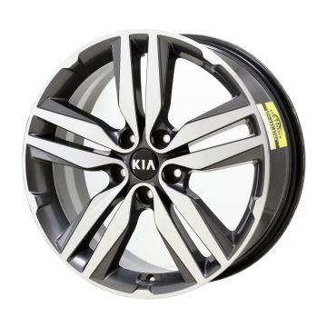 Kia Soul Wheel Rim Machined Grey 74719 Stock Factory OEM Replacement