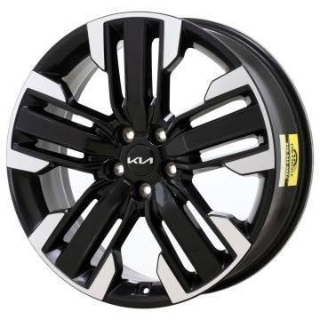 Kia Telluride Wheel Rim Machined Black 74725 Stock Factory OEM Replacement