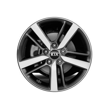 Kia Forte Wheel Rim Machined Grey 74744 Stock Factory OEM Replacement