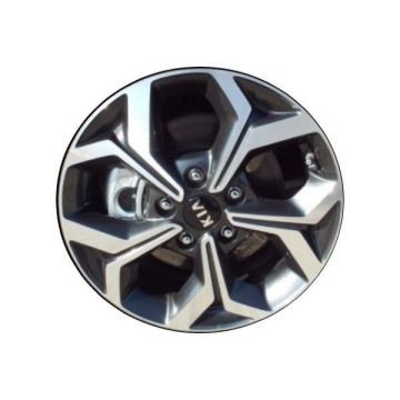 Kia Forte Wheel Rim Machined Grey 74779 Stock Factory OEM Replacement