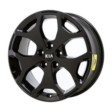 Kia Telluride Wheel Rim Gloss Black 74801 Stock Factory OEM Replacement