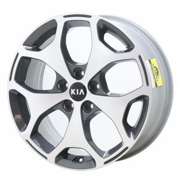 KIA TELLURIDE wheel rim MACHINED GREY 74801 stock factory oem replacement