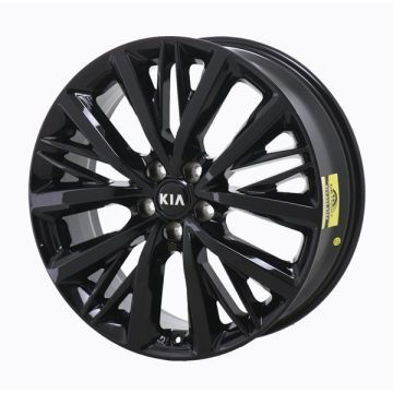 Kia Telluride Wheel Rim Gloss Black 74802 Stock Factory OEM Replacement