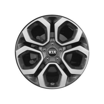 Kia Soul Wheel Rim Machined Grey 74818 Stock Factory OEM Replacement