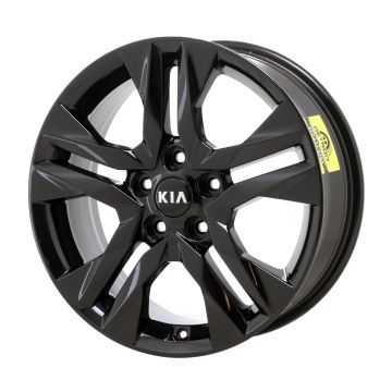 Kia Seltos Wheel Rim Gloss Black 74823 Stock Factory OEM Replacement