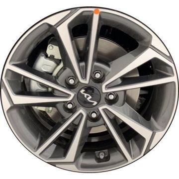 Kia Forte Wheel Rim Machined Grey 74833 Stock Factory OEM Replacement