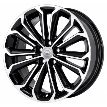Toyota Corolla Wheel Rim Machined Black 75152 Stock Factory OEM Replacement