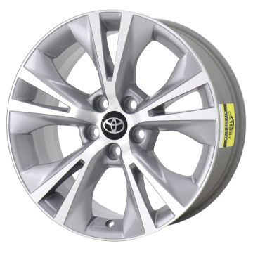 Toyota Highlander Wheel Rim Machined Silver 75162 Stock Factory OEM Replacement