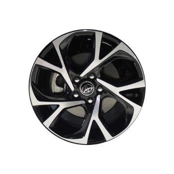 Toyota C-hr Wheel Rim Machined Black 75224 Stock Factory OEM Replacement