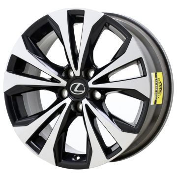 Lexus NX300 Wheel Rim Machined Black ALY180319 Stock Factory OEM Replacement
