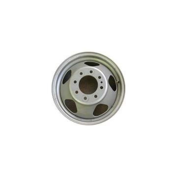 Chevrolet Silverado 3500 Wheel Rim Silver Steel 8076 Stock Factory OEM Replacement