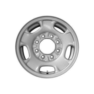 Chevrolet Silverado 2500 Wheel Rim Silver Steel 8095 Stock Factory OEM Replacement