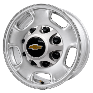 Chevrolet Silverado 2500 Wheel Rim Silver Steel 8095 Stock Factory OEM Replacement