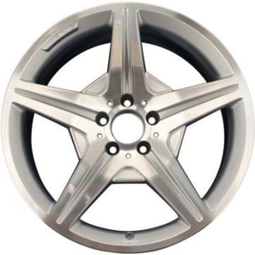 Mercedes-Benz SL550 Wheel Rim Machined Silver 85078 (F) Stock Factory OEM Replacement
