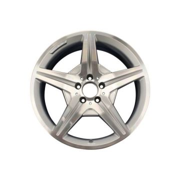 Mercedes-Benz SL550 Wheel Rim Machined Silver 85079 (R) Stock Factory OEM Replacement