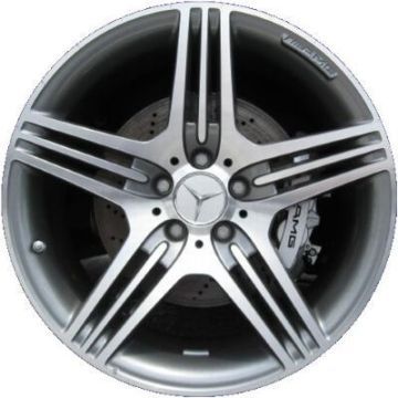 Mercedes-Benz SL63 Wheel Rim Machined Grey 85082 (F) Stock Factory OEM Replacement