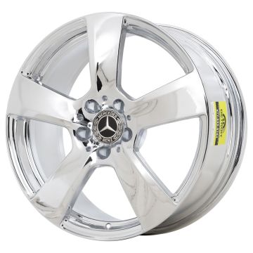 Mercedes-Benz E350 Wheel Rim PVD Bright Chrome 85129 (F) Stock Factory OEM Replacement