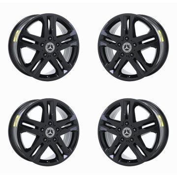 Mercedes-Benz GL550 Exchange Wheels Set of 4-Exchange Rims Set of 4 Gloss Black 85154