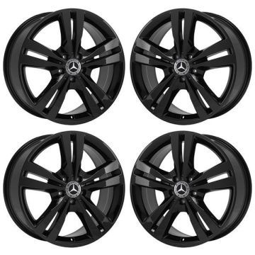 Mercedes-Benz Ml250 Exchange Wheels Set of 4-Exchange Rims Set of 4 Gloss Black 85241