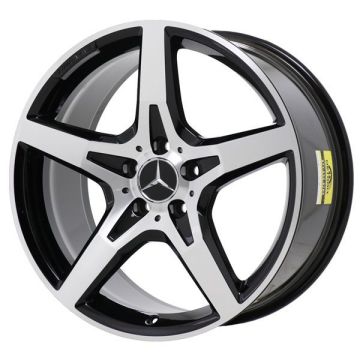Mercedes-Benz SL550 Wheel Rim Machined Black 85284 (R) Stock Factory OEM Replacement