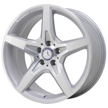 Mercedes-Benz SL550 Wheel Rim Machined Silver 85284 (R) Stock Factory OEM Replacement