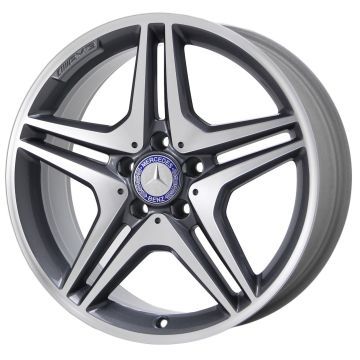 Mercedes-Benz B250 Wheel Rim Machined Grey 85335 Stock Factory OEM Replacement