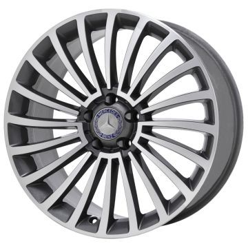 Mercedes-Benz SL63 Wheel Rim Machined Grey 85341 (F) Stock Factory OEM Replacement