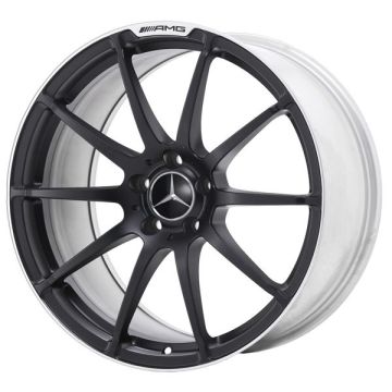 Mercedes-Benz SLS Wheel Rim Machined Lip Black 85344 (R) Stock Factory OEM Replacement