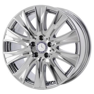 Mercedes-Benz S400 Wheel Rim PVD Bright Chrome 85347 Stock Factory OEM Replacement