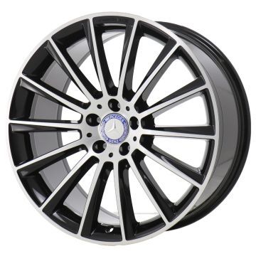 Mercedes-Benz S400 Wheel Rim Machined Black 85355 (R) Stock Factory OEM Replacement