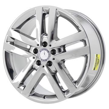 Mercedes-Benz GL350 Wheel Rim PVD Bright Chrome 85361 Stock Factory OEM Replacement