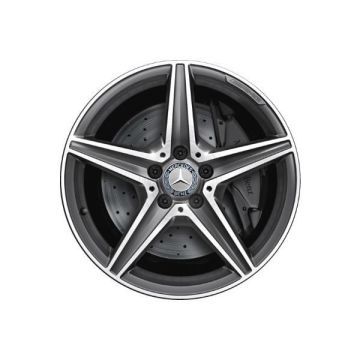 Mercedes-Benz C300 Wheel Rim Machined Grey 85372 Stock Factory OEM Replacement