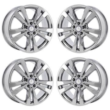 Mercedes-Benz E350 Wheel Rim PVD Bright Chrome 85397 Stock Factory OEM Replacement