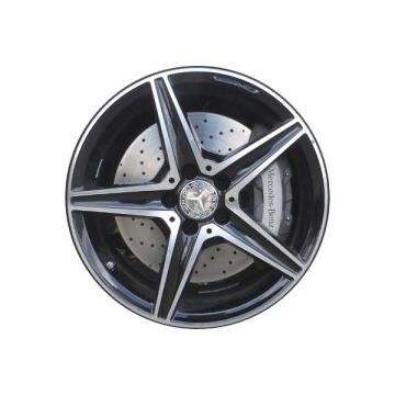Mercedes-Benz C43 Wheel Rim Machined Black 85445 (F) Stock Factory OEM Replacement