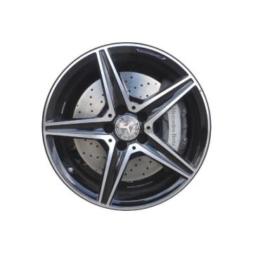 Mercedes-Benz C43 Wheel Rim Machined Black 85447 (R) Stock Factory OEM Replacement