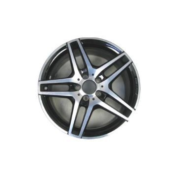 Mercedes-Benz E250 Wheel Rim Machined Black 85458 (F) Stock Factory OEM Replacement