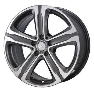 Mercedes-Benz GLC300 Wheel Rim Machined Grey 85480 Stock Factory OEM Replacement