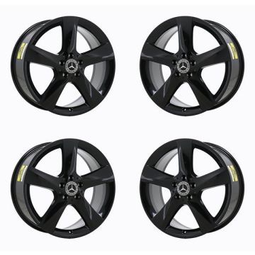 Mercedes-Benz GLE300d Exchange Wheels Set of 4-Exchange Rims Set of 4 Gloss Black 85485