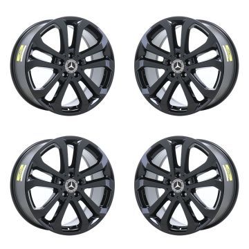 Mercedes-Benz GLE-350 Exchange Wheels Set of 4-Exchange Rims Set of 4 Gloss Black 85487