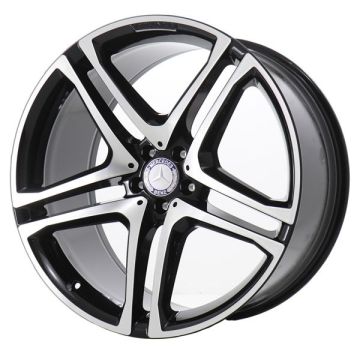Mercedes-Benz GLE-450 Wheel Rim Machined Black 85492 (F) Stock Factory OEM Replacement