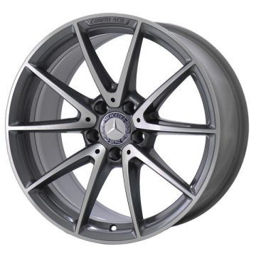 Mercedes-Benz C63 Wheel Rim Machined Grey 85520 (F) Stock Factory OEM Replacement