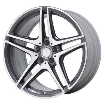 Mercedes-Benz C63 Wheel Rim Machined Grey 85524 (F) Stock Factory OEM Replacement