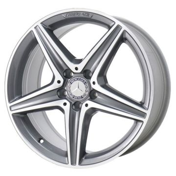 Mercedes-Benz E300 Wheel Rim Machined Grey 85540 (R) Stock Factory OEM Replacement